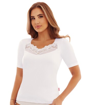 Koszulka Emili Irmina 2XL-3XL biały 3XL