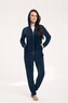 Dres Luna 309 Velour M-2XL damski indygo L