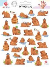 Tatuaże zmywalne dla dzieci Kapibara XXL