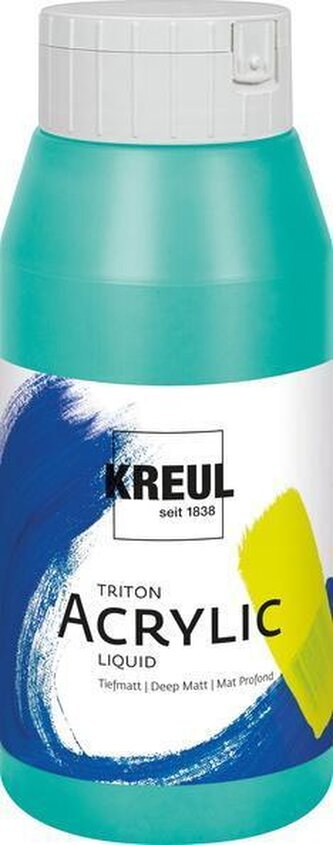 Akrylová barva "TRITON SOLO GOYA", Kobaltová tyrkysová, 750 ml, KREUL
