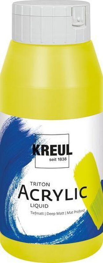 Akrylová barva "TRITON SOLO GOYA", francouzské chmelové zlato, 750 ml, KREUL