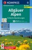 KOMPASS Wanderführer Allgäuer Alpen, einfache Wanderungen, 35 Touren mit Extra-Tourenkarte