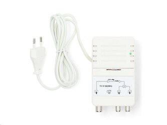 NEDIS SAMP42222WT domovní zesilovač (1x vstup, 2x výstup)