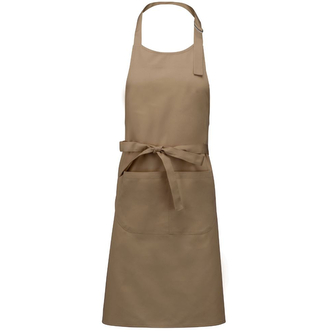 Zástěra Kariban Polycotton - světle hnědá