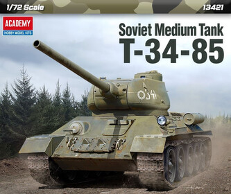 Model Kit tank 13421 - Soviet Medium Tank T-34-85 (1:72)