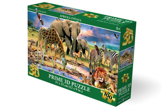 Puzzle 3D - Africká zvířata