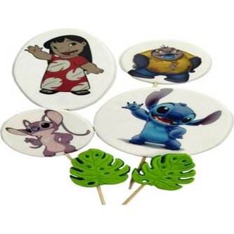 Cukrová figurka zápich Lilo a Stitch - K Decor