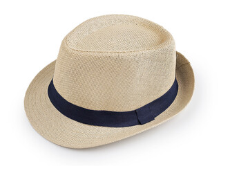 Letní klobouk / slamák unisex - 1 ks - 15 (vel. 59) přírodní