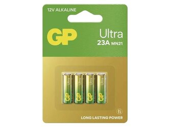 Baterie 23A GP Ultra alkalická 4ks / blistr