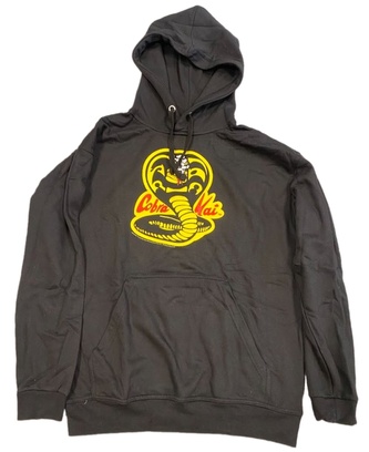 Pánská mikina Cobra Kai: Znak (XL) černá bavlna/polyester