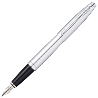 Cross, Plnicí pero Calais, (M) střední, Lustrous Chrome