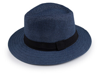 Pánský letní klobouk / slamák - 1 ks - 19 (vel. 58) modrá tmavá