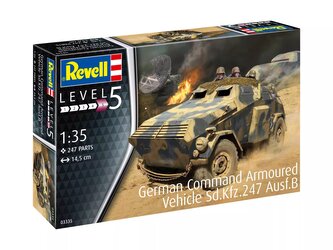 Plastic ModelKit military 03335 - German Command Armoured Vehicle Sd.Kfz.247 Ausf.B (1:35)