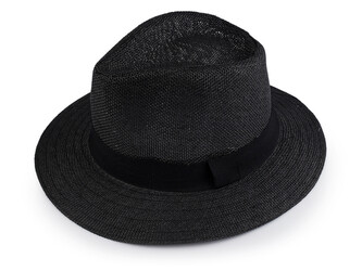 Pánský letní klobouk / slamák - 1 ks - 20 (vel. 56) černá