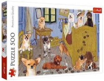 Puzzle 500 Pokój van Gogha Psia Rewolucja TREFL