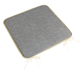 Sedák LADA hladký - Šedá,Bílá - 40x40 cm