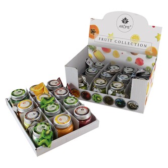 ARÔME Set 24ks svíček s přáním 28g, Fruit, mix 6 vůní