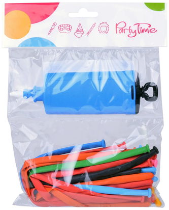 Balony do modelowania z pompką op. 20szt, Arpex