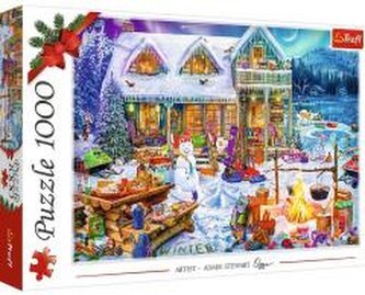 Puzzle 1000 XMAS Zimowy czas TREFL