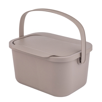 POJEMNIK UNIWERSALNY 23,5X18,5X13CM 4,5L TAUPE