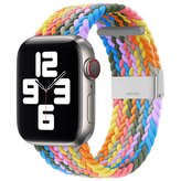 Pleciony materiałowy pasek bransoletka Strap Fabric opaska do Apple Watch 42 / 44 / 45 / 49 mm - multikolor