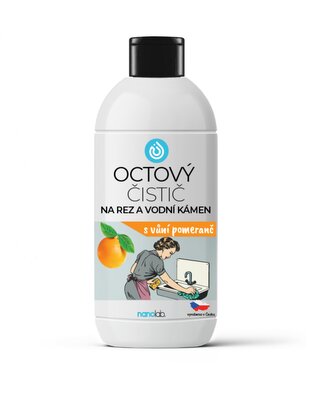 Octový čistič NA REZ A VODNÍ KÁMEN Pomeranč 500 ml