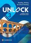 Unlock Level 3 Reading, Writing and Critical Thinking Student's Book with Digital Pack 3rd Edition