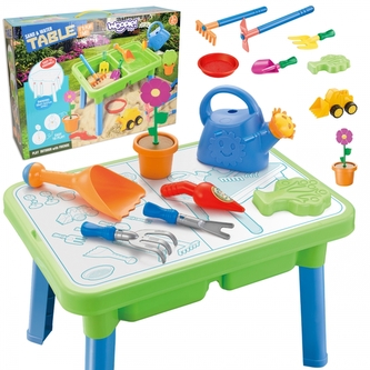 WOOPIE 49751 Stolik Wodny 2w1 Piaskownica 13 Akc.