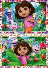 Puzzle dla dzieci 2D: Dora 2x24el