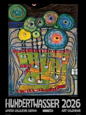 Großer Hundertwasser Art Calendar 2026