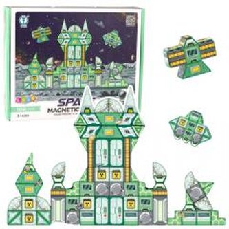 Klocki magnetyczne kosmos 108el