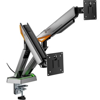 TIGO Phoenix Dual držák na dva monitory 17" - 45" šedá/černá