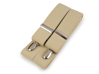 Šle šíře 3,5 cm délka 120 cm - 1 ks - 12 béžová světlá