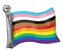 Balon foliowy XL progress pride flag