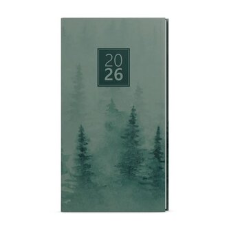 Týdenní kapesní diář 2026 Lamino - Les