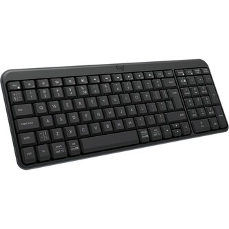 Logitech K250 CZ/SK bezdrátová klávesnice světle šedá