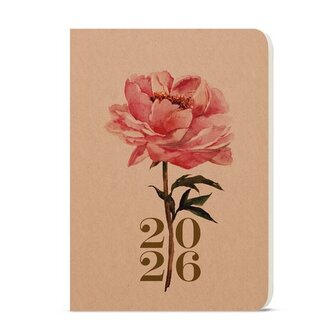 Týdenní diář 2026 Kraft - A5, Růže