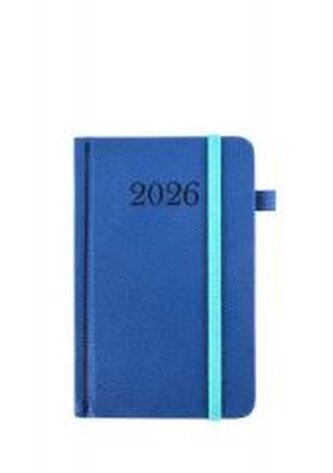 Terminarz 2026 tygod. 8x13cm Waran pastele MIX