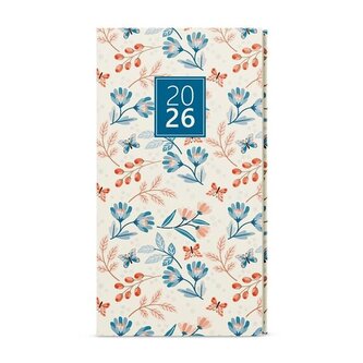 Týdenní kapesní diář 2026 Lamino - Motýli