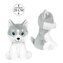 Pluszak Bozami Husky 20cm
