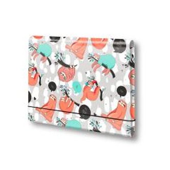 Teczka łamana A5 na gumkę Leniwce PENMATE