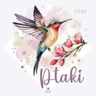Kalendarz 2026 wieloplanszowy 33x33cm Ptaki