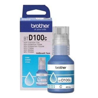 Brother BT-D100 BTD100C azurová (cyan) originální inkoustová náplň