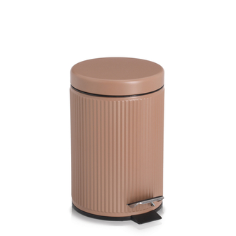 Zeller Kovový koupelnový koš BRASS TONE, 3 l, hnědý