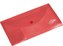 Teczka kopertowa DL transparentna czerwona