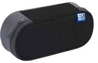 Piórnik z klapką Funky czarno-szary OXFORD