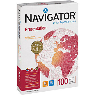 Papier ksero biały A4 100g/m2 Presentation 500 ark., Navigator