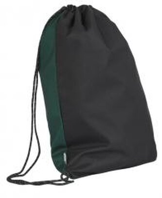 Worek na buty Funky zielono-czarny OXFORD