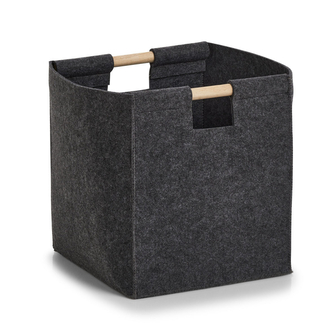 ZELLER Úložný box filcový antracit 30x30x35cm