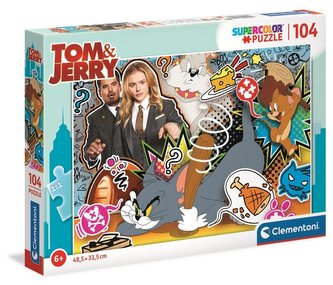 Puzzle 104 Super Kolor Tom&Jerry;